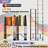 Portable Aluminum Telescopic Ladder One Sided Way Folding 1.9/2.1/3.9/5.1/6m Straight Tangga Lipat竹节