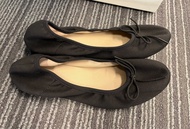 無印良品 Muji Black Ballet Flats 黑色芭蕾平底鞋