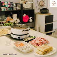 Single induction cooker, Lumias LK24-220E 2000W hot pot, Ceramic glass surface, 9 heat levels, 99 mi