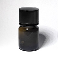 C4P Original Assentials Oil Amber Glass Bottle + Large Black Bottle Cap 1x12mL