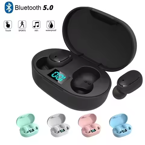 A6S TWS Earphone Wireless Bluetooth Headphones Touch Control Earbuds With HD Mic Earphones Sports Wa