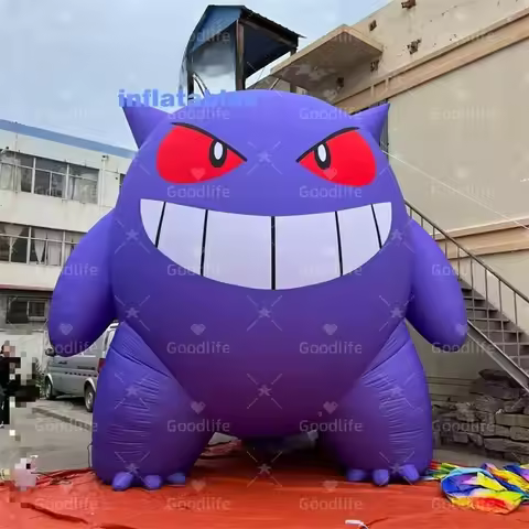 Inflatable Pokemon Gengar Cartoon Model Large Outdoor Inflatable Recreations Advertising Promotion