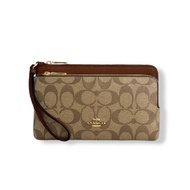 กระเป๋าสตางค์ COACH DOUBLE ZIP WALLET [CU920IME74]