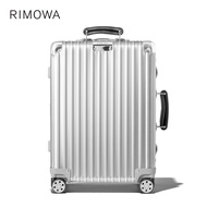 NEW 2024 RIMOWA Classic กระเป๋าเดินทางขนาด 20 นิ้ว Silver Black