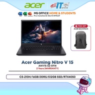 Acer Nitro V 15 ANV15-52-5914 Gaming laptop C5-210H/16GB DDR5/512GB SSD/15.6" FHD 165Hz/RTX4050