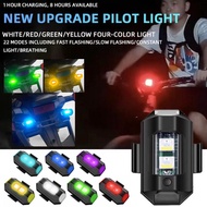 7 color motorcycle bike Rechargeable flashing lights bikes modified universal strobe pilot light Car warning lights