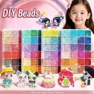 Fuse Beads 3D DIY Craft Kit 2.6mm Pegboards Creative Educational Arts Crafts Activity Children Gift