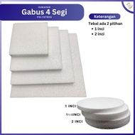 VISTA | Gabus Petak Hantaran | Polyfoam Square Untuk Hantaran