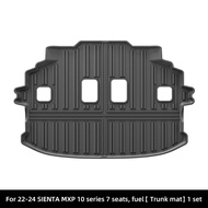 แผ่นรองกระโปรงรถ TPE สำหรับ Toyota Sienta MXP 10 Series NCP/NSP170 รุ่น 16-24 แผ่นรองกระโปรงรถแบบเฉพ