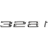 328i Emblem Decal Car Numbers Letters Decal Plating Badge 3D Metal Style Fit for 328i Accessories Si