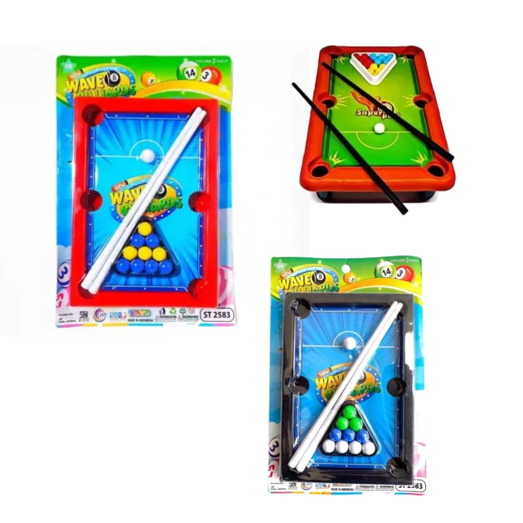 Mainan Billiard Set / Billiard Bola Mini Sodok Mainan Snooker