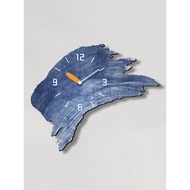 jam dinding aesthetic jam dinding Living Room Perforation-Free Unique Creative Wall Clock