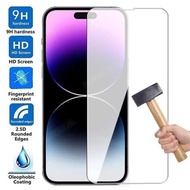 Tempered Glass Anti-Scratch Glass iphone 15 / 15 Pro / 15 Plus/ 15 Pro Max Clear Glass