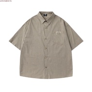 ABOVE AND OVER - PUPPY SHORT SVE GREY Men Shirt Kemeja Lelaki