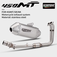 Full Exhaust System Escape Muffler For 450MT 450 MT ADV 450SR