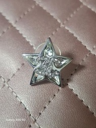 Chanel 星星水鑽耳環