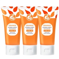Gel Pengelupas Beraroma Oren LF16-35 - Pengelupasan Lembut untuk Wajah & Badan, Pembersihan Mendalam