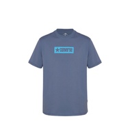 Converse Retro Block Logo Men's T-Shirt - Lakeside Blue