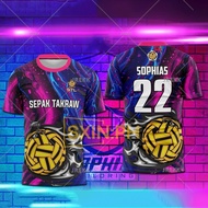 2024 New Design FULL SUBLIMATION Sepak takraw Club STL SEPAK TAKRAW JERSEY Unisex 3D printed T shirt