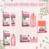 #BLUE_SPRINT Disaar Rose 5-in-1 Skin Care Series: Skin Moisturizing Set (Toner, Serum, Day Night Cre