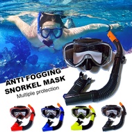 Snorkeling Mask Goggle Diving Masks with Breathing Tube Mask Swimming Pool Equipment