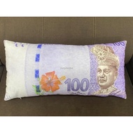 ◙▼☾[ Zip Pillow ] Washable Malaysia Money Pillow With Zip🌈 # Bantal Ringgit Malaya + Zip