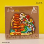 Refrigerator Sticker and Magnet Sticker Chongqing Chengdu Hangzhou Souvenir Creative All-Chinese Dom