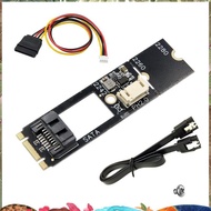 M.2 SATA Adapter M.2 NGFF to SATA3.0 7 Pin Adapter M2 Key-B to SATA3.0 Adapter Card for 2242 2260 22
