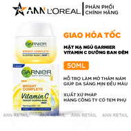 Mặt Nạ Ngủ Garnier Ban Đêm Bright Complete Vitamin C Yoghurt 50ml [Chính Hãng]