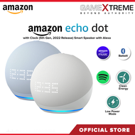 Echo Dot with Clock (5th Gen, 2022 Release) Smart Speaker with Alexa