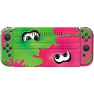 (全新) NS Switch 主機面蓋連Joy-con保護套Splatoon 2 (日版, Keyfactory) - 漆彈大作戰2 漆彈大作戰3 Splatoon 3