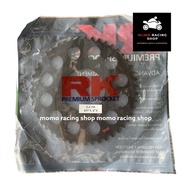 RK FZ150 Y15ZR Y16ZR 415HT Black Edition Rear Sprocket ✨READY STOCK✨