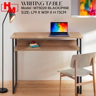 HM Home 79cm Computer Desk Student Study Table Simple Modern Office Writing Living Room Furniture Me