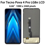 XD TFT Chất lượng LCD cho TECNO pova4 Pro màn hình hiển thị cho TECNO pova 4 Pro LCD lg8n Hiển thị m