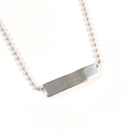 【日本直送 二手美品】GUCCI 古馳 頸鍊 項鍊 手鍊 2WAY 圓珠鍊 品牌標誌飾牌