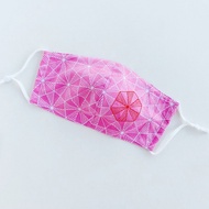 Elizabeth Little | 100% Japanese Quilting Cotton Face Mask - Prism Pink | Made In Singapore