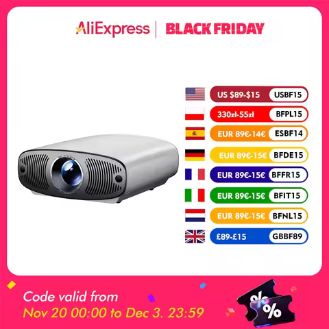 BlitzWolf BW-V11 Vision Projector with Google TV Licensed Fully Sealed Optical Engine 4K Support 110