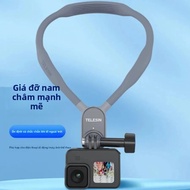 Taiyuan Dây Cổ Hấp Thụ Từ Tính Camera Thể Thao Chân Đế Cho Insta360 X2/X3 GoPro 11 Đi Xe Đạp Điện Th