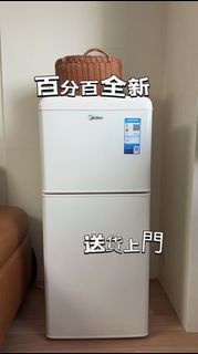 🌟美的 復古雪櫃 Retro refrigerator小型雪櫃 雙門雪櫃 家用雪櫃 冷藏冷凍雪櫃 節能電冰櫃雪櫃送貨上門
