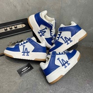 CHÍNH HÃNG - GIÀY MLB CHUNKY LINER MID SAFFIANO LA DODGERS BLUE - 3ASXLMF3N-07BLS