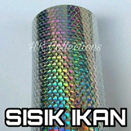 Sticker 3D Hologram Lure Sticker Waterproof 20cm X 100cm