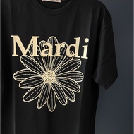 เสื้อยืดครีมสีดำ MARDI MERCREDI