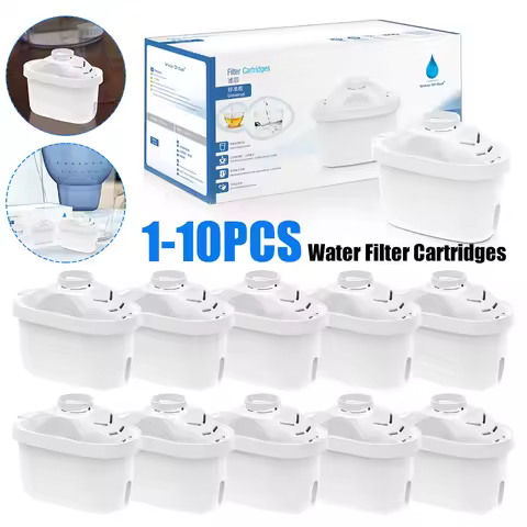 1-10pc Water Filter Jug Cartridges for Brita- Maxtra Reducing Limescale Chlorine Replacement Filter 