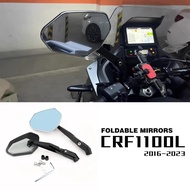 Motorcycle Rearview Mirror for HONDA Africa Twin 1100 CRF1100L Accessories Foldable View Mirrors CRF