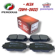 4PCS SET Perodua Front Disc Brake Pad Alza New (2014-2020) / Toyota Ncp93 Rear Drum / Shoe Brake Pad