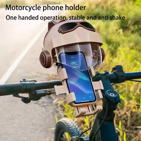 Bike Smartphone Holder, Motorcycle Phone Stand, Secure Clip for Cellphones