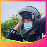 1 PCS - Full face goggles, protective mask against smoke, dust, toxic chemicals, 90 degree rotation 
