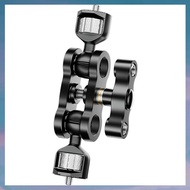 (XCTS) TM-5 Articulating Magic Arm with Dual Ball Head for Tripod Phone Clip 1/4inch Screw for LED L