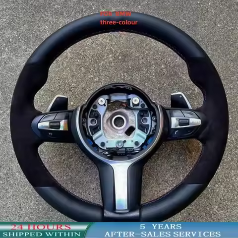 Customized Car Steering Wheel Cover Braid Suede For BMW M F30 M Sport F87 M2 F80 M3 F82 M4 M5 F12 F1