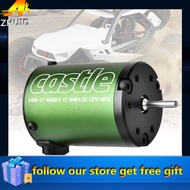 zhuida 1/10 RC Brushless Motor  High Speed 4600KV Performance 1406 Replacement Part for Enthusiasts 